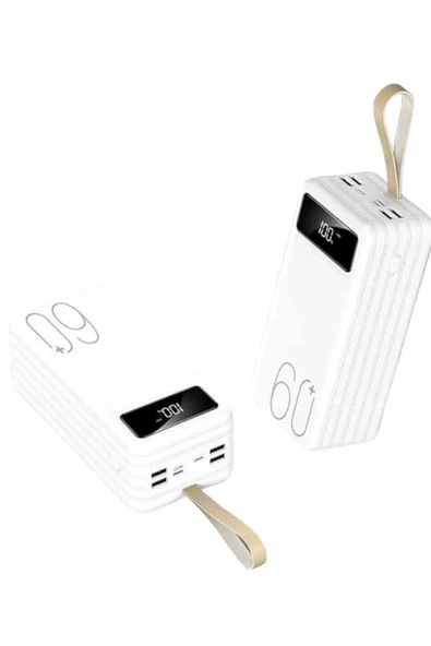 Powerbank 60.000 Mah Taşınabilir Şarj Hızlı El Fenerli Dijital Göstergeli P95055S4964 ürün görseli 1