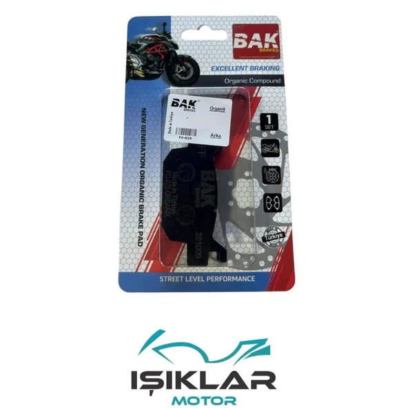 Benellı Trk 502 Bak Arka Fren Balata Ibk0167 ürün görseli 1
