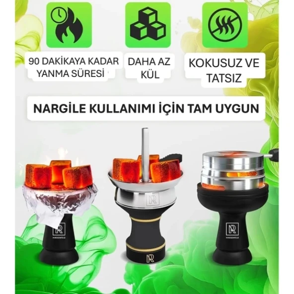 Nargile Kömürü 1 KG - Resim 3