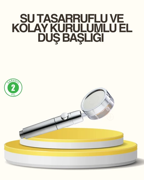 Su Basıncını Artıran Sızdırmaz Duş Başlığı P95094S4886 ürün görseli 1