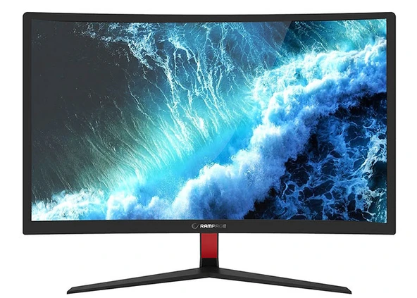 RAMPAGE BRIGHT RM-61 24 INCH LED 144HZ 1MS SAMSUNG VA PANEL PC CURVED (GENIS) OYUNCU MONUTORU RAMPAGE ürün görseli 1