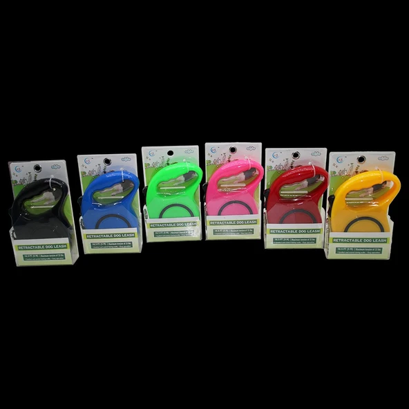 5MT KÖPEK TASMASI MAKARALI RETRACTABLE DOG LEASH PET SHOP GO53/02856 ürün görseli 1