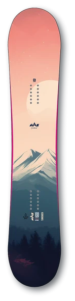 MAS SNOWBOARD KARAMEL - Resim 2