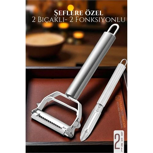 Soyacak - Sebze Soayacağı - Oyacak Soyacak Seti Dilimele Kazıma Profesyonel ürün görseli 1