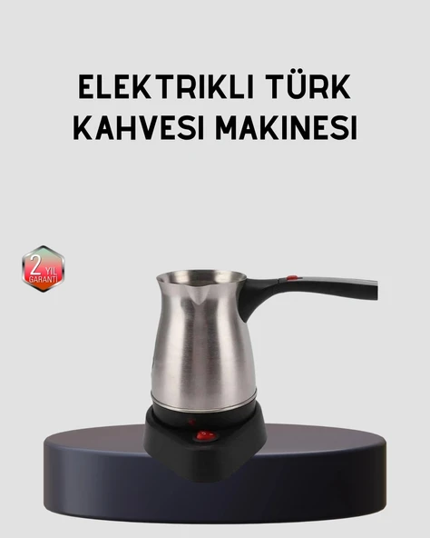 Elektrikli Türk Kahvesi Cezvesi 800W Kablosuz Döner Tabanlı P97724S4074 ürün görseli 1