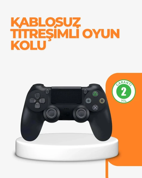 PS4 Uyumlu Kablosuz Oyun Kolu – Titreşimli, Şarjlı ve Ergonomik P97959S4201 ürün görseli 1
