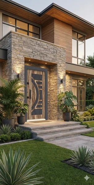 Liv Concept Ay Seri̇si̇ | Elegance Güvenli̇k Kapisi Çeli̇k Kapi - Vi̇lla Kapisi ürün görseli 1