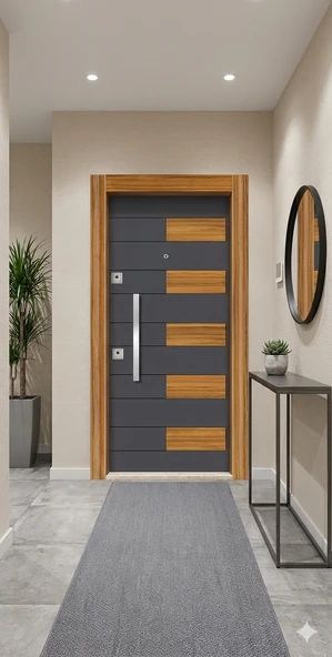 Liv Concept Kr Seri̇si̇ | Elegance Güvenli̇k Kapisi Çeli̇k Kapi - Vi̇lla Kapisi ürün görseli 1