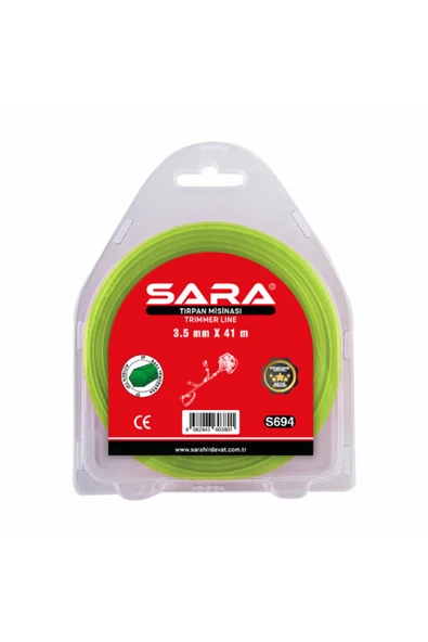 SARA S694 3.5 mm 41 metre Tırpan Misinası Altıgen ürün görseli 1