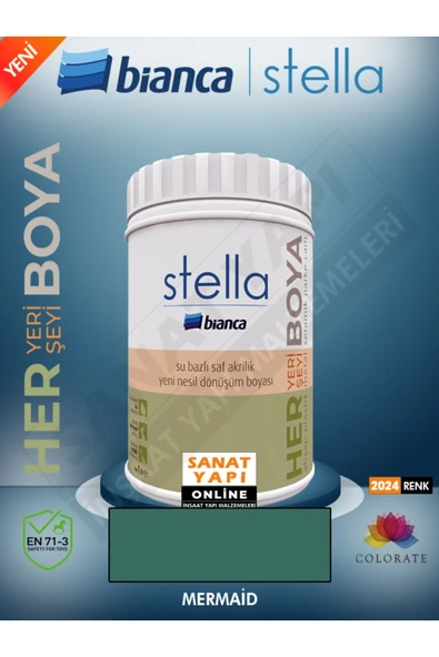 Bianca Stella Mermaid Su Bazlı Akrilik Boya 500 ml ürün görseli 1
