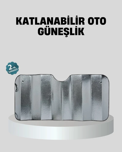 Araba Güneşliği Alüminyum Yansıtıcı Yüzeyle Etkili Isı Koruması ürün görseli 1