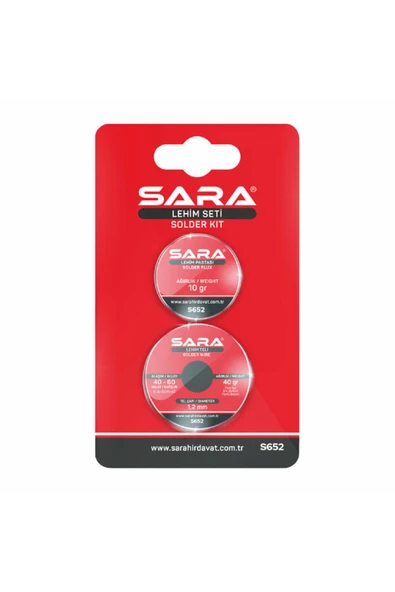 SARA S652LEHİM Teli+ Lehim Pastası - Resim 3