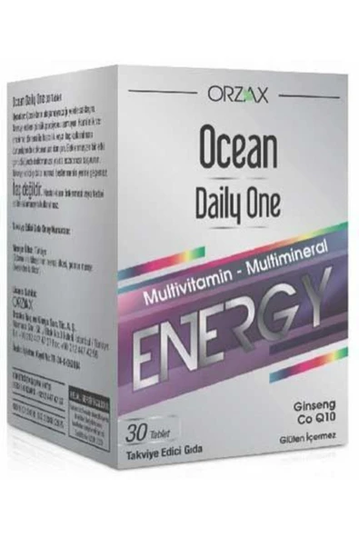 OCEAN Daily One Energy 30 Tablet + Vm 150 ml Set 8697595872420 ürün görseli 1