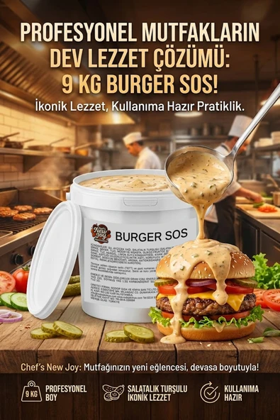 Burger Sos 9 kg Sıvı Sos - Resim 2