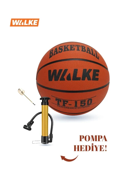 Walke Premium 7 Numara Basketbol Topu Pompa Hediyeli ürün görseli 1