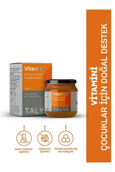 TALYA Vitamini Bal-polen-arı Sütü-propolis Karışımı (ÇOCUKLAR IÇİN) 230 gr ürün görseli 1