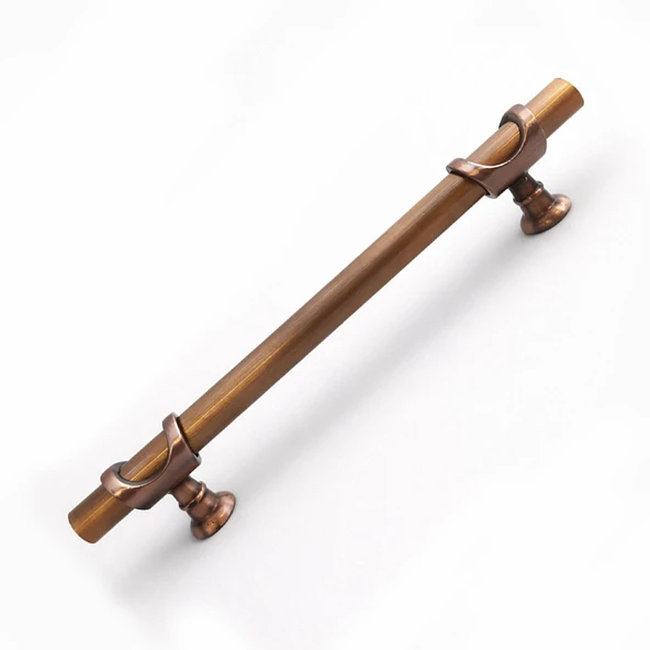 Arsin Düz Soft Parlak Antik Bakır Çekmece Dolap Kulp 160 mm Modern Banyo Mutfak Gardırop Kulbu ürün görseli 1