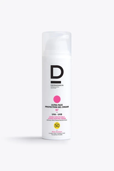 DERMOSKİN Ultra Face Protection Gel Cream Spf 97+ | Leke Karşıtı Güneş Kremi | UVA & UVB Koruyucu | 50 ml ürün görseli 1