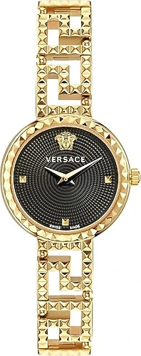 Versace Greca Goddess VRSCVE7A00423 Altın-Siyah Kadın Kol Saati ürün görseli 1