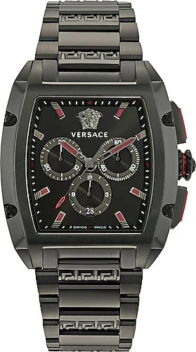 Versace Dominus VRSCVE6H00623 Çelik Kordon Siyah Erkek Kol Saati ürün görseli 1