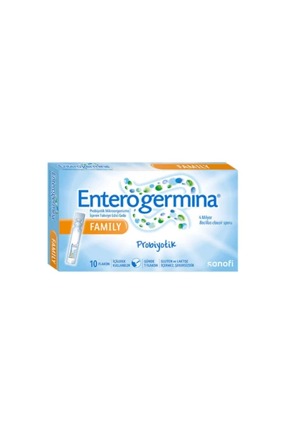 ENTEROGERMİNA Family Probiyotik 10 Flakon ürün görseli 1