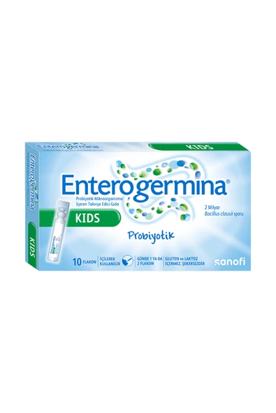 ENTEROGERMİNA Kids Probiyotik 10 Flakon ürün görseli 1
