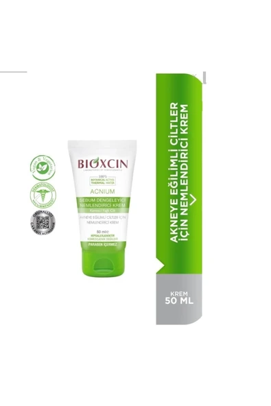 BİOXCİN Acnium Dengeleyici Nemlendirci Krem 50ml 8680512629177 ürün görseli 1