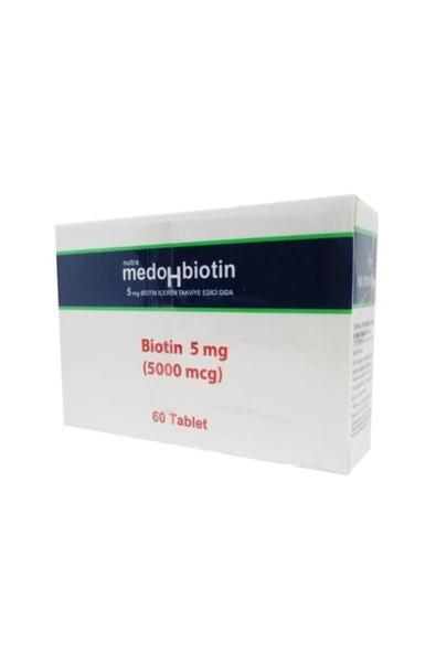 DERMO Skin Medobiohtin Tablet 5 mg 60 Tablet ürün görseli 1