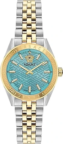 Versace V-Code Lady VRSCVE8I00524 Turkuaz Kadın Kol Saati ürün görseli 1