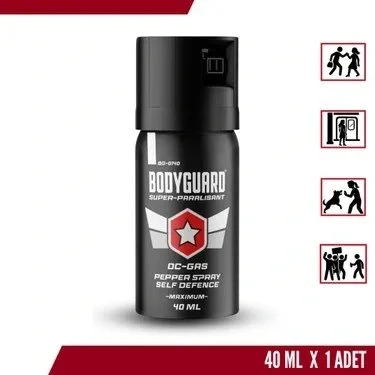 Bodyguard Biber Gazı Sprey 40ML Bodyguard (Göz Yaşartıcı Sprey) GO53/05611 ürün görseli 1