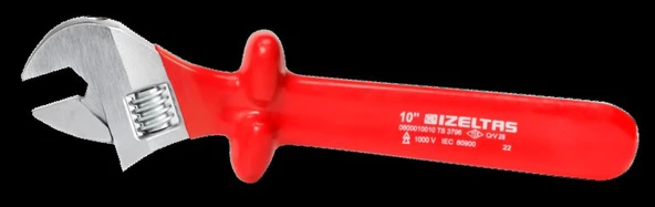 İzeltaş 1000V İzoleli Kurbağacık Anahtar 10" 260 mm 0600 01 0010 ürün görseli 1