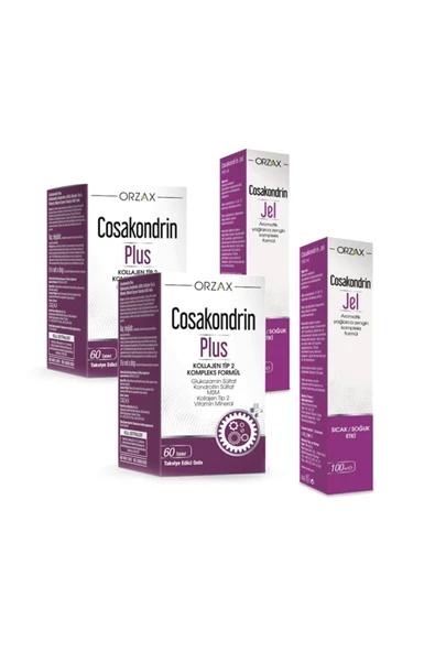 COSAKONDRİN Plus 60 Tablet Ve Cosakondrin Jel 100 ml Seti X2 Adet ürün görseli 1