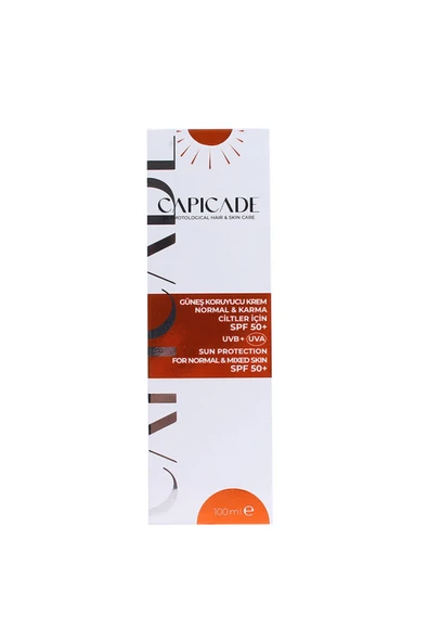 CAPİCADE Güneş Koruyucu Krem Spf50 100ml - Resim 3