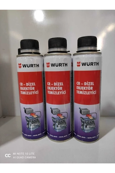 Würth Dizel Yakıt Katkısı 300 Ml 3 Adet ürün görseli 1