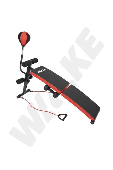 Walke Bench Fitness Ağırlık Sehpası - Katlanabilir Mekik Aleti ve Boks Topu - Tüm Vücut Egzersiz Aleti ürün görseli 1