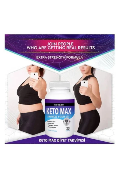 Keto Max Destekleyici Ürün 30'lu x 1 adet + Masaj Yağı 30 ml - Resim 2