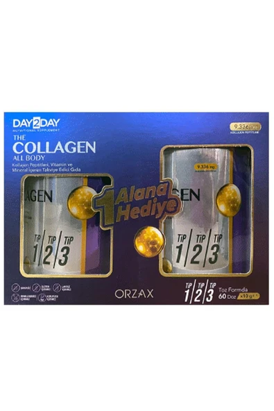 DAY2DAY The Collagen All Body Toz 300 gr - 1 Alana 1 Bedava 8697595876237 ürün görseli 1