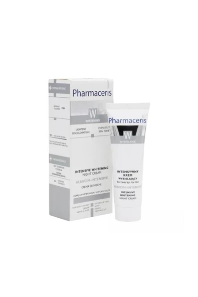 PHARMACERİS W Albucin-ıntensive Whitening Night Cream 30 ml ürün görseli 1