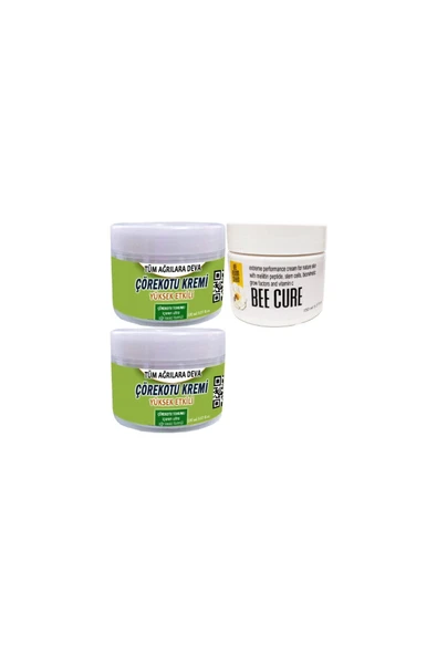Çörek Otu Rahatlatıcı Bakım Kremi  2x150 ml+Bee Cure Krem 150 ml ürün görseli 1