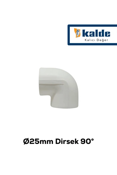KALDE 25'lik PPRC Dirsek | 1 Koli (330 Adet) | Ø25 x 90° (25 mm - 90 Derece) | Temiz Su ürün görseli 1