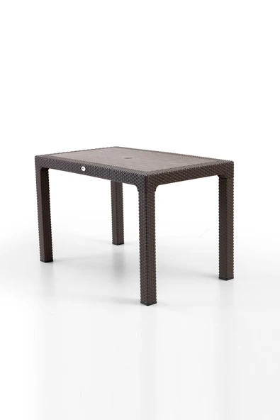 Evdemo Rattan 75x125 cm Masa Kahve ürün görseli 1