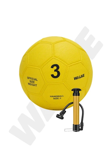 Walke Premium 3 Numara Kauçuk Hentbol Topu Pompa Hediyeli ürün görseli 1
