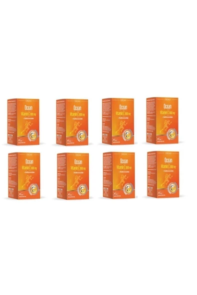 OCEAN Ocean Vitamin C 1000 Mg 30 Tablet*8 Adet ürün görseli 1
