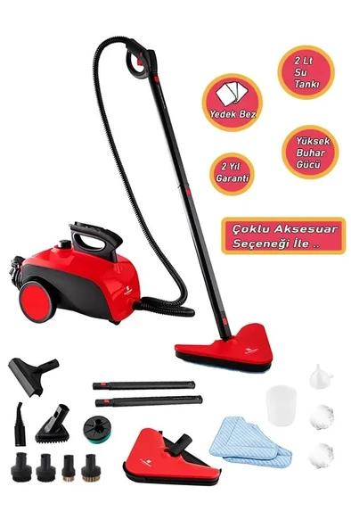 Classen Smart Çok Fonksiyonlu Güçlü Buharlı Temizleyici Makinesi GO-53-vice ürün görseli 1