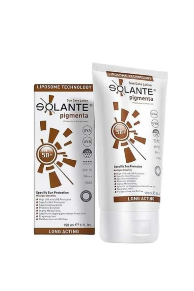 NEEDWORD Orjinal Solante Pigmenta Lotion Spf 50 150 ml ürün görseli 1