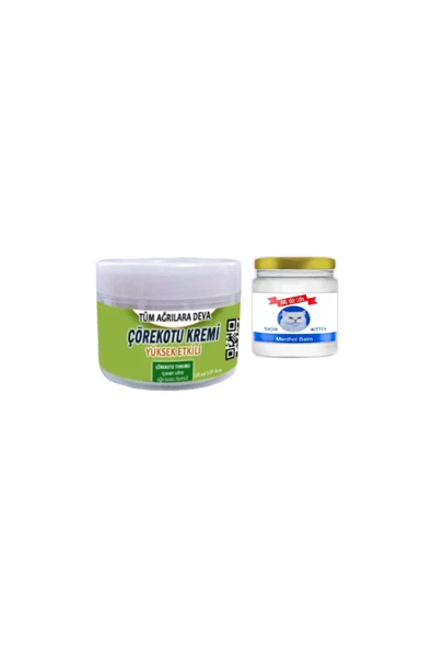 Çörek Otu Kremi 150 ml Rahatlatıcı Krem +Snow Kitten 50 ml Menthol Balm ürün görseli 1