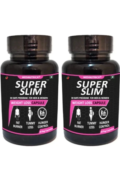 Medinutrica Super Slim 2 Adet Bölgesel Şekillendirici 30 Lu Caps ürün görseli 1
