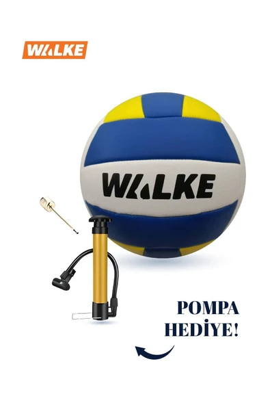 Walke Premium Dikişli Voleybol Topu Pompa Hediyeli - Resim 3