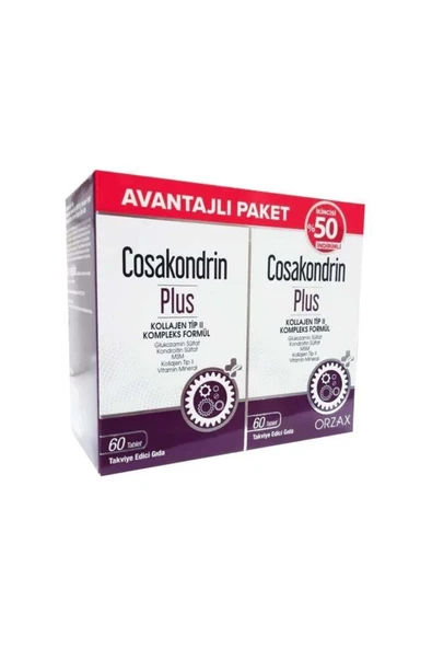 ORZAX Cosakondrin Plus 60 Tablet İkincisi %50 ürün görseli 1