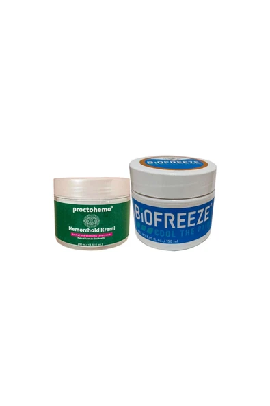 Proctohemo 100 ml Rahatlatıcı + Biofreeze Rahatlatıcı Masaj Kremi 150 ml ürün görseli 1